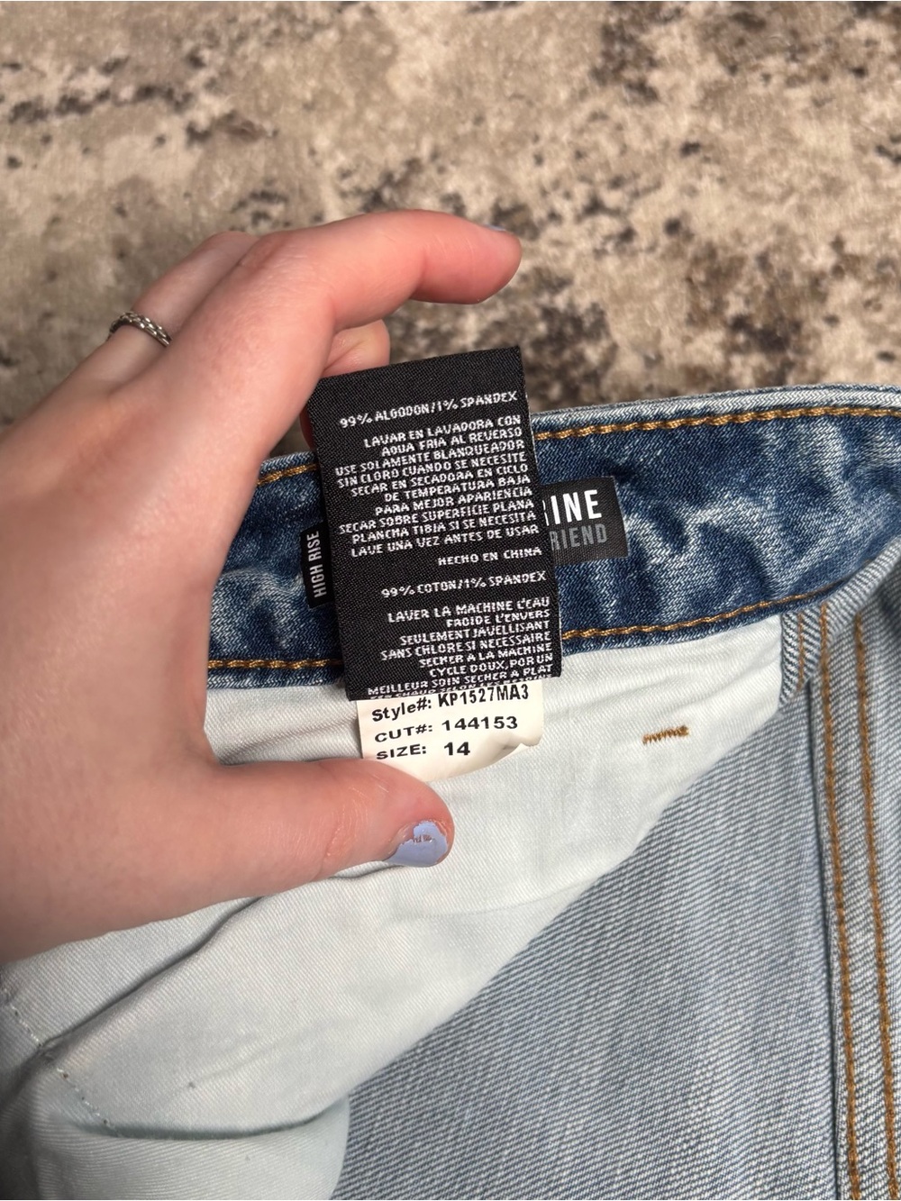 Kut from the Kloth Light Blue Catherine Fab Ab Boyfriend Jeans Size 14 - Picture 9 of 9